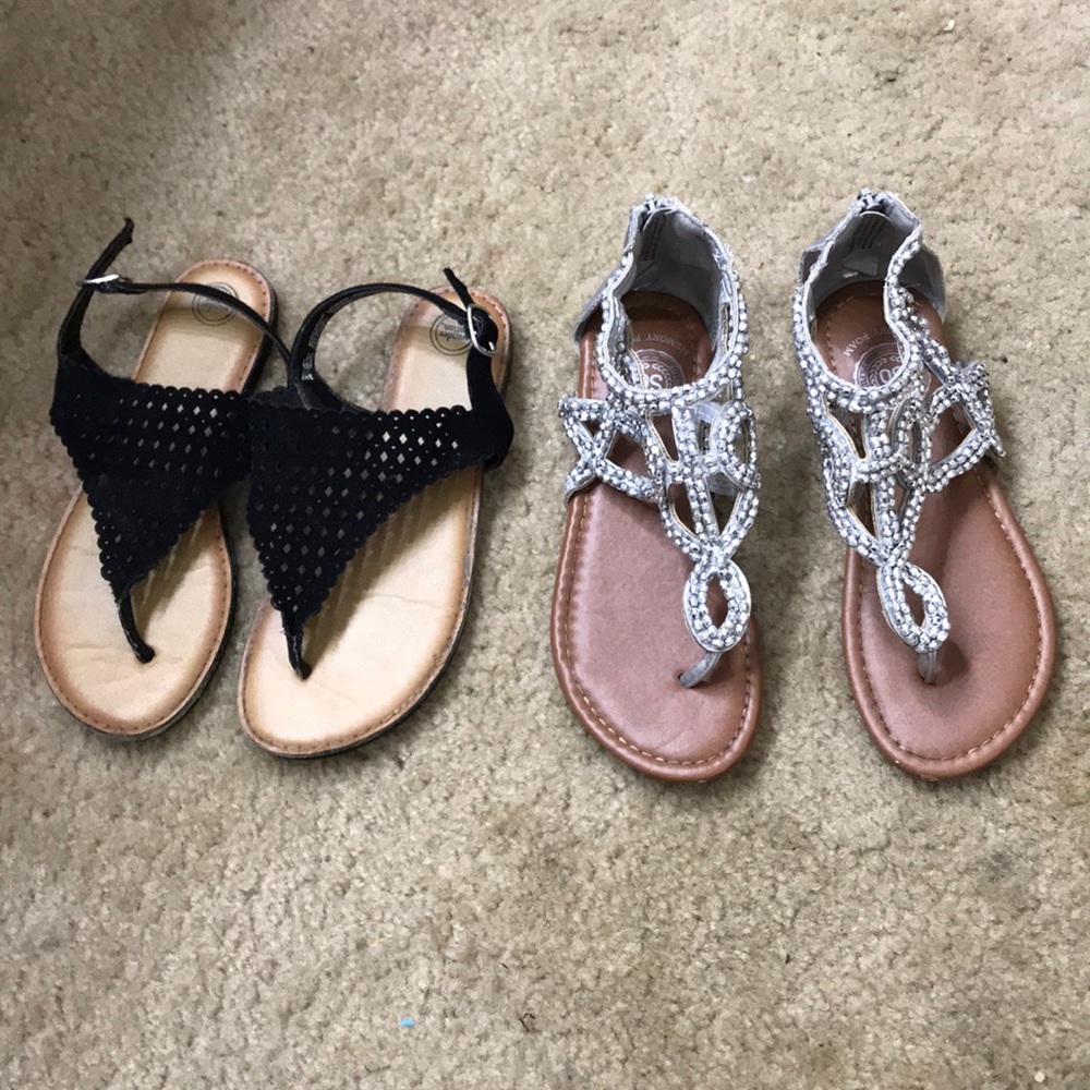 Girls Size 2 sandals bundle